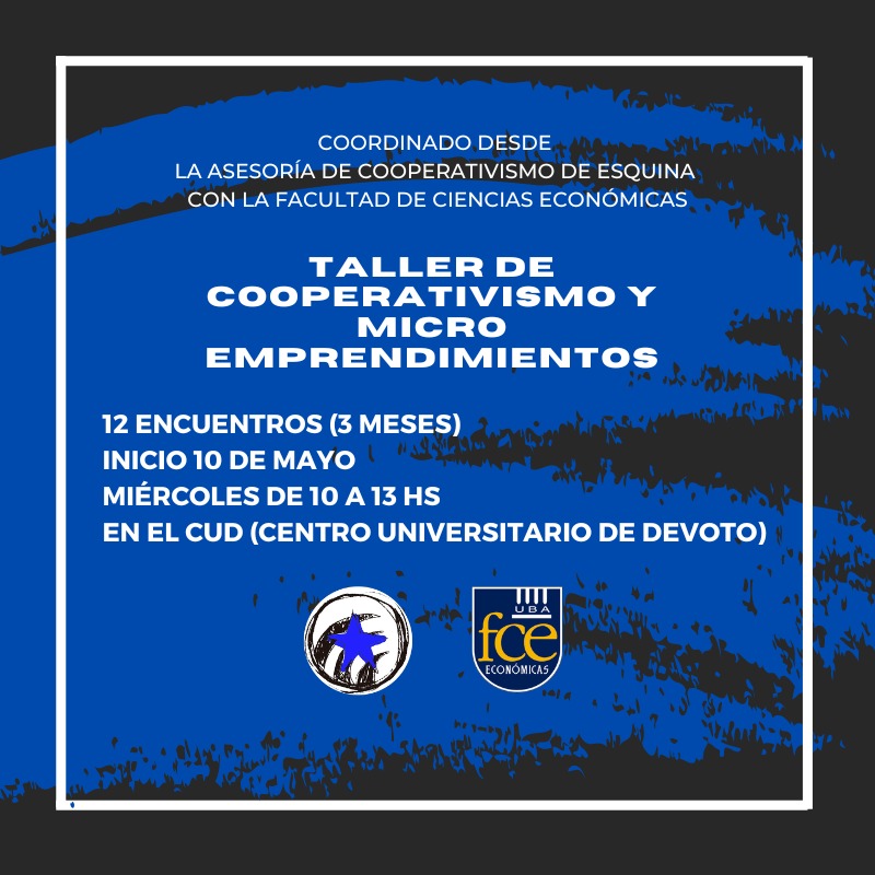 Read more about the article TALLER DE COOPERATIVISMO Y MICROEMPRENDIMIENTOS EN EL CUD
