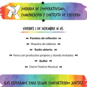Read more about the article JORNADA DE COOPERATIVISMO, COMUNICACIÓN Y CONTEXTO DE ENCIERRO