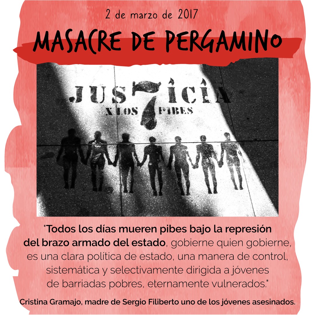 Read more about the article 7 AÑOS DE LA MASACRE DE PERGAMINO